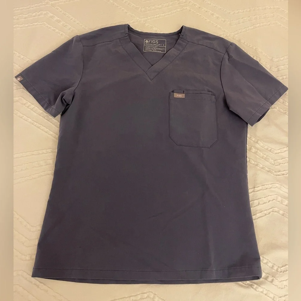 Men’s FIGS scrub set size S - LIMITED EDITION Space Navy - Picture 3 of 7